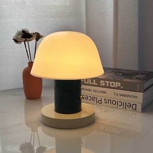 Mushroom Table Lamp Led Touch Control Cordless Battery Powered <b>Night</b> <b>Light</b> For Bedroom Living Room Study - Product Image 1