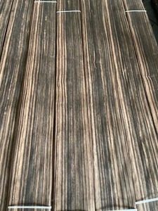 Precio de fábrica, chapas de ébano Natural de grado AA, madera contrachapada, chapas de madera de ébano negro, 0,25mm, 0,45mm para suelos de muebles - Product Image 5