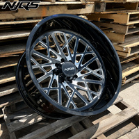 Jantes forgées NJQS Super Single RIM 6x139.7 8x180 8x165.1 pour voitures et camions tout-terrain Ford F150 F250 F350 Silverado1500 2500 3500