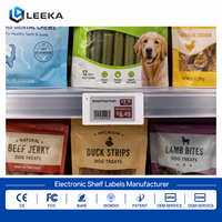 Etiqueta Electrónica de Precio para Estantes LEEKA Factory de 2.66 Pulgadas, Inalámbrica, con Tinta Electrónica, para Tiendas de Mascotas, Cadenas de Minoristas, Venta al Por Mayor