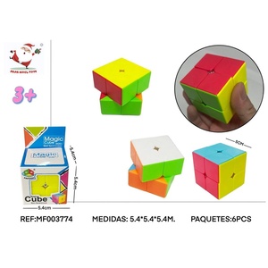 Cubo magico di colore della caramella 2x2 per la competizione-giocattoli Puzzle