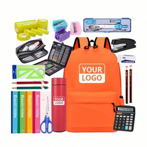 Oem Manufacture Office Education Industry Bidding Item Gift Promotion School <b>Backpack</b> Bag Stationery Notebook Gift With Logo - Product Image 2