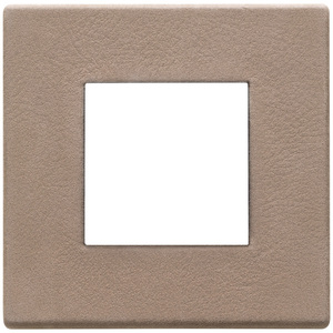 Steppa Wall <b>Switch</b> Plate 9.5 Cm Square Beige Finish - Product Image 1