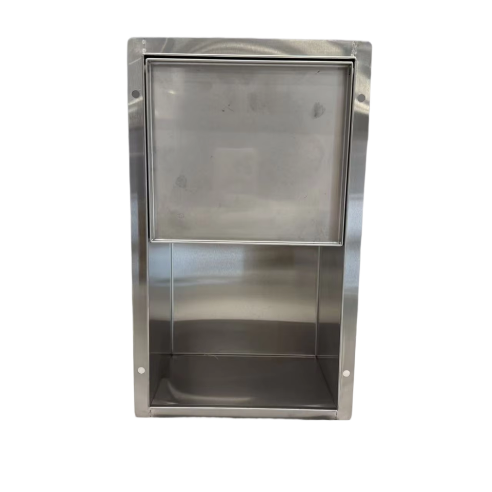 Recessed Rimless Wall Mounted Toilet Paper Roll Holder with Storage ...