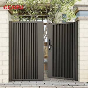 Puerta Doble Automática Inteligente <span class=keywords><strong>de</strong></span> Aleación <span class=keywords><strong>de</strong></span> Aluminio para Exteriores, Fabricada en Fábrica, para Comunidades Residenciales, Villas y Patios - Product Image 4