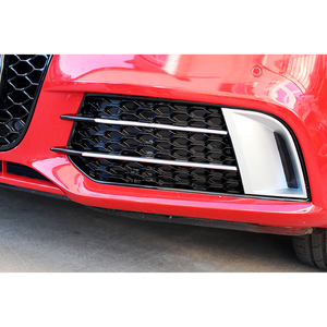 Produits de vente chaude à Pour <span class=keywords><strong>Audi</strong></span> auto 2013-2015 A1 amélioré <span class=keywords><strong>RS1</strong></span> antibrouillard pour cadre <span class=keywords><strong>Audi</strong></span> avec toutes les bandes lumineuses noires et argentées - Product Image 2