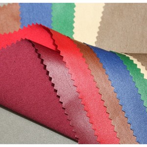 Tela Elástica Tejida de Cuero Sintético PU para Prendas, Diseño Sólido, 10 Unidades, Mezcla Recubierta, Material de Cuero Sintético Elástico - Product Image 1