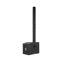 Altavoz de Columna Activo de Madera RQSONIC AC49-PRO con Amplificador Clase D de Frecuencia Completa y Woofer de 12 Pulgadas, 1000W, Sistema de Sonido Profesional