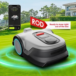 Robot Cortacésped Inteligente a Batería, Recortador de Césped Automático para el Hogar, Control Remoto por Aplicación, Evitación Inteligente de Obstáculos, Compacto - Product Image 3