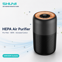Purificateur d'air de bureau le mieux noté pour chambre d'hôtel, purificateur d'air emballé pour la vente au détail, pour bureau, chevet, chambre d'enfant, avec marque privée, certifié ETL EPA CE FCC