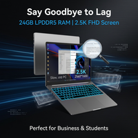 Ordinateur portable professionnel de 16 pouces équipé d'un processeur Intel Ultra 9 185H et d'un système Windows 11 avec fonction de déverrouillage par empreinte digitale