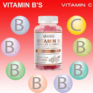 BIOCCHN Vitaminas Multivitamin Gummies Suplemento Adultos Niños Vitamina <span class=keywords><strong>B1</strong></span> B12 Gummy <span class=keywords><strong>Vitamin</strong></span> B Complex Gummies - Product Image 4