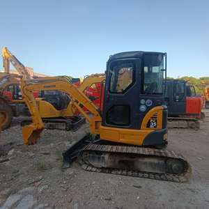 Petit mini équipement de construction japon komatsu utilisé 3.5 tonnes excavateur pc35mr excavatrices d'occasion komatsu pc35 56 en stock - Product Image 3