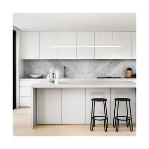 China kitchen cabinets supplier waterproof high glossy furniture modular kitchen cabinets