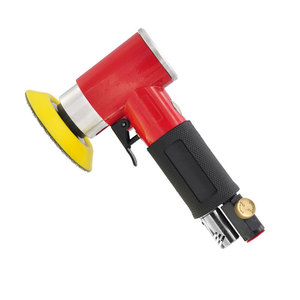 Swing Type Pneumatic Eccentric Grinder <b>Sandblaster</b> Set 25 Pieces Red 90 Degree Polishing Machine - Product Image 2