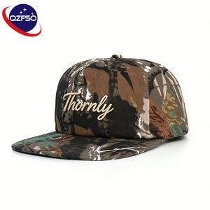 Casquettes Snapback QZFSO personnalisées à imprimé feuille bionique camouflage, style Hip Hop, pour l'extérieur, déguisement, protection solaire, casquettes de baseball pour hommes - Product Image 1