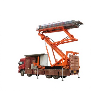 Plateforme élévatrice hydraulique électrique à double option (camion/chariot) avec moteur pour l'installation de revêtements de toiture en haute altitude - Product Image 1