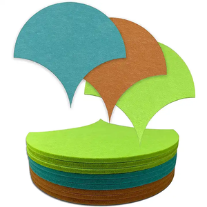 Azulejos de pared acústicos de fieltro PET con forma de concha y pez de diseño moderno, decoración de aula para habitación de niños absorbente de sonido Akupanel - Product Image 2