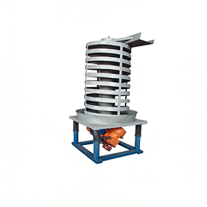Stainless Steel Dual Motor <b>Spiral</b> Vertical Vibrating Elevator New Restaurant Food Shop Adjustable Speed Durable Batch Conveyor - Product Image 4
