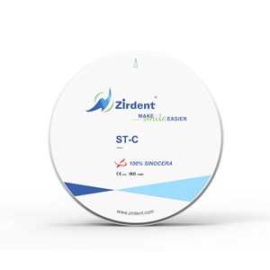 Zirdent <span class=keywords><strong>Super</strong></span> Doorschijnende Pre-Arcade Tandheelkundige Zirkonia Blok Schijf Voor Machines Gebruiken Ce Gecertificeerde 1100Mpa Sterkte - Product Image 6