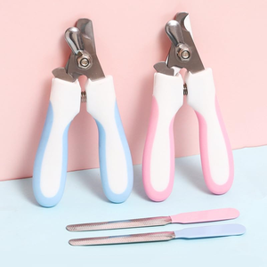 Safe Stainless Steel Pet <b>Dog</b> & Cat Nail Clippers with File Anti-Scratch <b>Scissors</b> Easy to Use for Claw Trimming & Grooming - Product Image 4