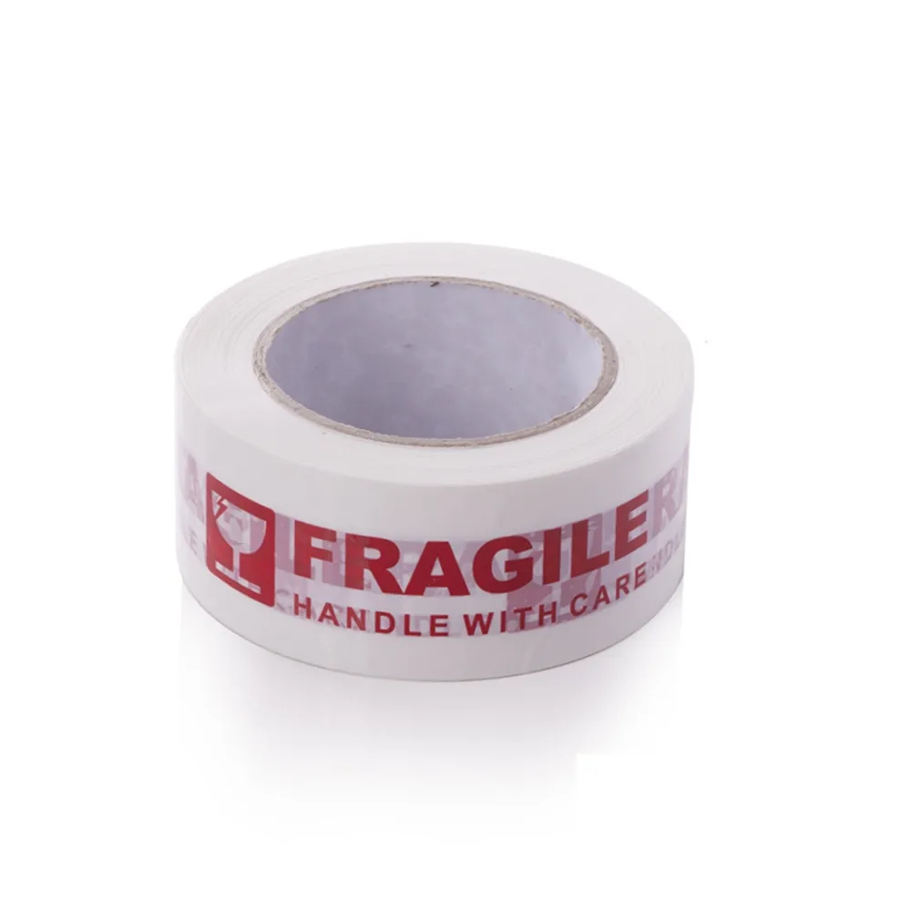 Warning Fragile Tape 2 Inch x 330 Feet Tape-Handle with Care Packing Printing Tape Red Lettering Shipping Carton Box Sealing Tap