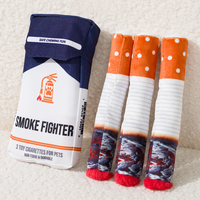 Drôle interactif peluche chien Cigarette jouets 3 paquets Giggle Puff Stick jouets avec une boîte