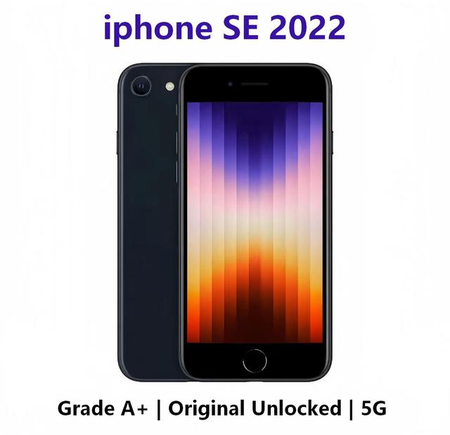 Original Used iPhone SE 3 2022 Factory Unlocked 5G All Functions Fully Tested Bulk Supply