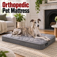 Orthopädisches Hundebett mit Mini-Taschenfederkern und abnehmbarem Bezug, 11 cm Höhe