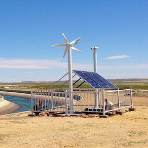 Sistema de Monitoreo del Nivel de Agua, Energía Solar y Eólica Híbrida, IP65 Impermeable, Detección de Flujo y Calidad del Agua de Río - Product Image 5