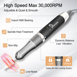 เครื่องเจียรเล็บไร้สายแบบพกพา ชาร์จเร็ว 8 ชั่วโมง 30000 รอบต่อนาที ขายส่ง - Product Image 3