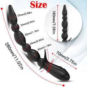 Volwassen Winkel Vibrator Anale Trainer Plug <span class=keywords><strong>Sex</strong></span> Speelgoed Anale Stimulator Voor Mannen G-Spot Clitoris Vibratie Sax Speelgoed Voor Intimiteit - Product Image 5