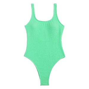 Maillot de bain une pièce sexy pour femmes, plissé, à rayures, de haute qualité, personnalisé en 3D, pour les vacances, vêtements de plage - Product Image 4