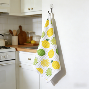 Paños de Cocina de Tela de Rizo con Diseño de Rayas y Bordado, Suaves, con Logotipo Personalizado, Suministro Directo de Fábrica - Product Image 4