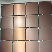 Nouvelle Façade Cinétique Moderne Personnalisée 2026 en Acier Inoxydable avec Surface Miroir Revêtue d'Aluminium pour Mur Rideau et Façade Ventilée d'Hôtel