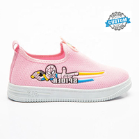 Vente chaude Enfant Tricoté Chaussette Supérieure Baskets Softy Anti-glissant Respirant Enfants Chaussures
