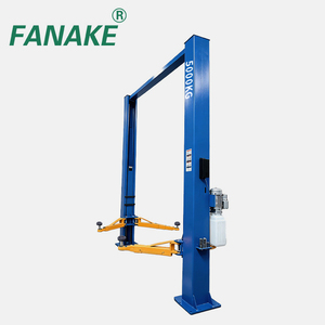 Pont élévateur à deux colonnes 5 tonnes, levage haute performance, poutre supérieure renforcée, vérin hydraulique double, certifié CE - Product Image 2