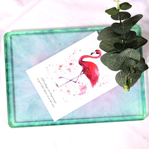 Cetakan Resin Silikon DIY untuk Baki Penyimpanan Meja Persegi Panjang, Cetakan Silikon Cermin - Product Image 3