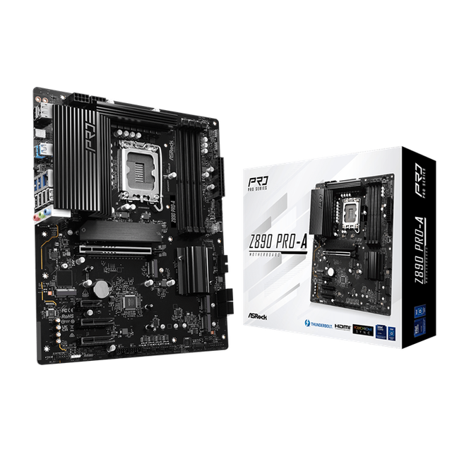 Brand New Computer Motherboard ASRock Z890 Pro-A Motherboard  ATX  LGA1851RL-ILM Socket for Desktop