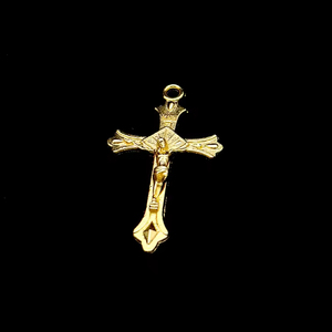 Pendentif Saint-Benoît Crucifix-<span class=keywords><strong>Croix</strong></span> catholique argentée avec <span class=keywords><strong>INRI</strong></span> et symboles religieux-Composant de bijoux religieux - Product Image 4