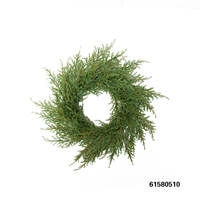 Guirlande de Noël en pin, cyprès artificiel, plantes vertes, décorations de Noël pour porte d'entrée, décoration de maison, Noël