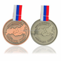 Medallas de baile de Metal de aleación de Zinc, premios ahuecados, con logotipo personalizado de diseño de fabricante, con cordón de cinta