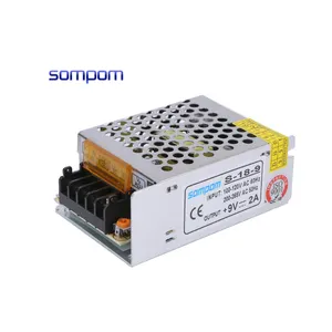 AC 110V 220V to DC 9V 2A 5A 10A 20A 30Amp Industrial Switching Power Supply With Fan Cooling For CCTV LED SMPS