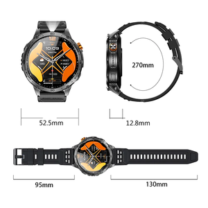 K69 Thông Minh Ngoài Trời Thể Thao Đồng Hồ 2025 Mới TFT Hiển Thị Silica Gel Ban Nhạc IP67 Không Thấm Nước Trả Lời Cuộc Gọi Ngủ Tracker - Product Image 5