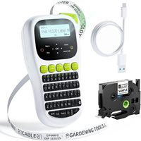 Étiqueteuse industrielle portable H1100, format de papier 12 mm, pour usage domestique et professionnel, étiqueteuse pour câbles de clavier, étiqueteuse pour fils, stock disponible