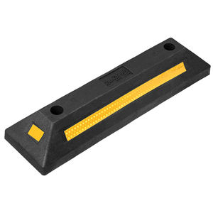 Tope <span class=keywords><strong>de</strong></span> Rueda para Estacionamiento, Resistente, con Longitud <span class=keywords><strong>de</strong></span> Borde <span class=keywords><strong>de</strong></span> 1.5 pies y Grosor <span class=keywords><strong>de</strong></span> Placa <span class=keywords><strong>de</strong></span> 50 mm, para Uso en Garajes - Product Image 1