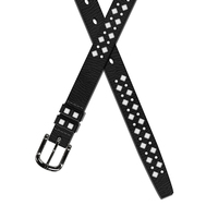 Ceinture en cuir de vachette pleine fleur italienne à motif diamant ajouré, design original, réglable, pour jeans décontractés, robes et usage quotidien, logo personnalisé