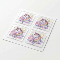 Autocollants en résine 3D personnalisés en vrac, autocollants en époxy à dôme de cristal, de haute qualité, imperméables et durables pour ordinateur portable, voiture, coque de téléphone, logos