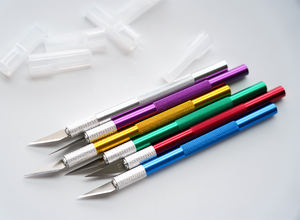 الفولاذ المقاوم للصدأ الدقة القاطع Diy الفن أداة للحرف اليدوية القاطع الدقة هواية سكين نحت الحرف اليدوية جيب سكين - Product Image 6