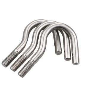 Tornillo de diente de máquina de ojo de oveja de boca cerrada, gancho de signo de interrogación abierto con perno de anillo circular, tornillo de anillo colgante - Product Image 1